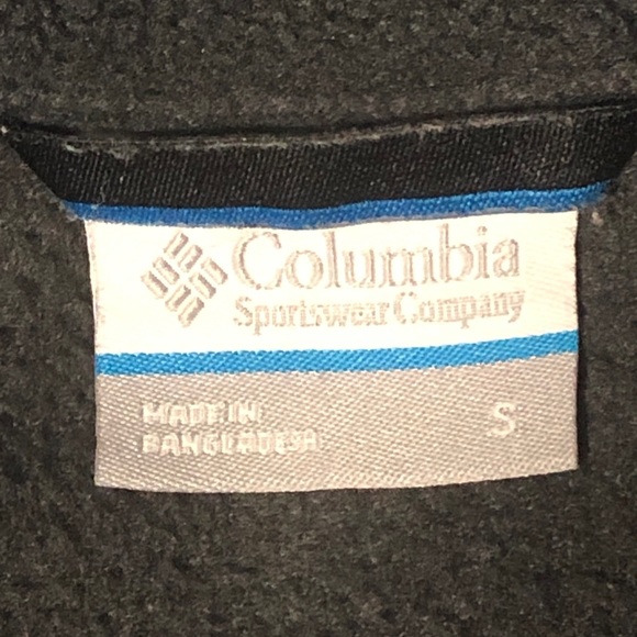 Grey and Black Columbia fleece jacket, size small - Picture 4 of 4